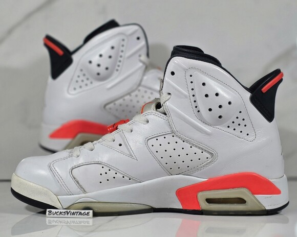 Nike Air Jordan 6 Retro White Infrared OG 2014 Mens Size 8.5 Vintage Rare VI